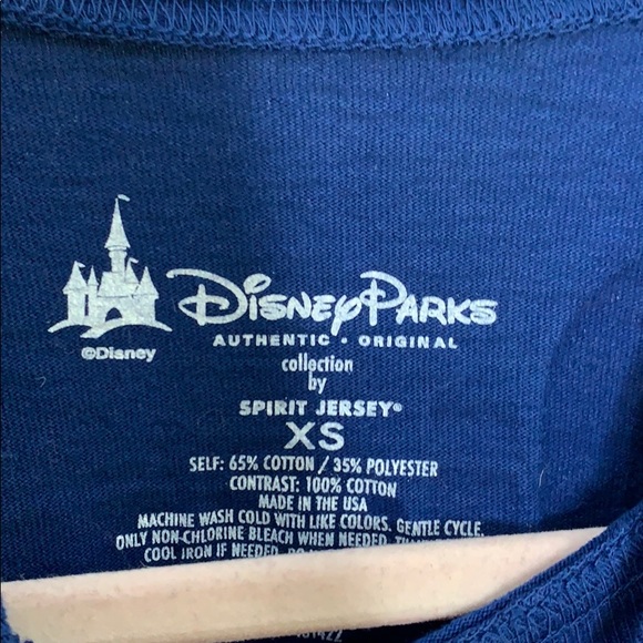 Disney Parks Spellout Stripe Retro Tee - Picture 5 of 7
